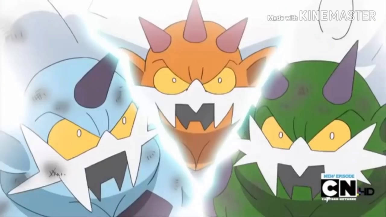 Closeup Landorus, Thundurus, Tornadus