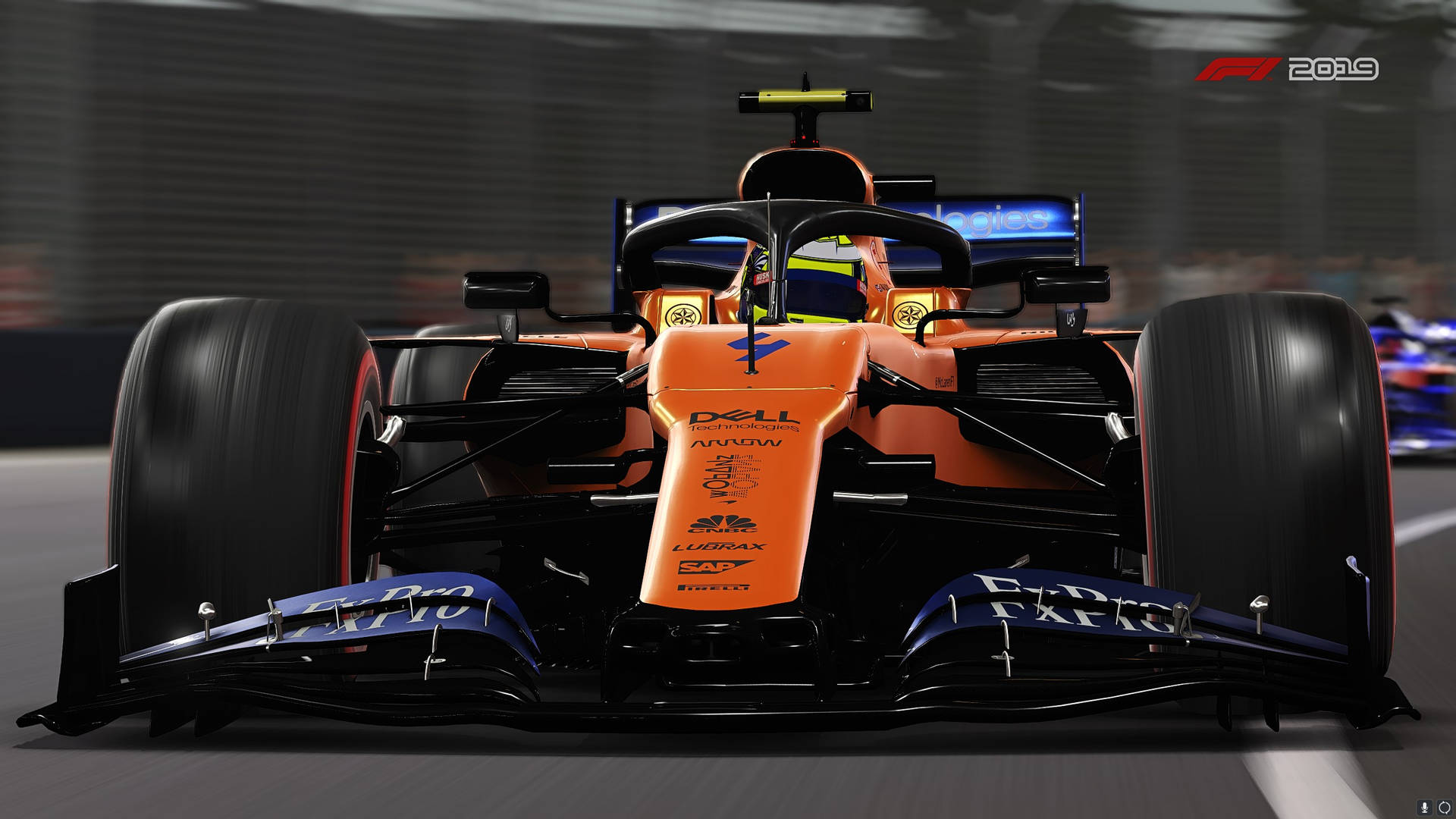 Closeup Of Car In F1 2019 Background