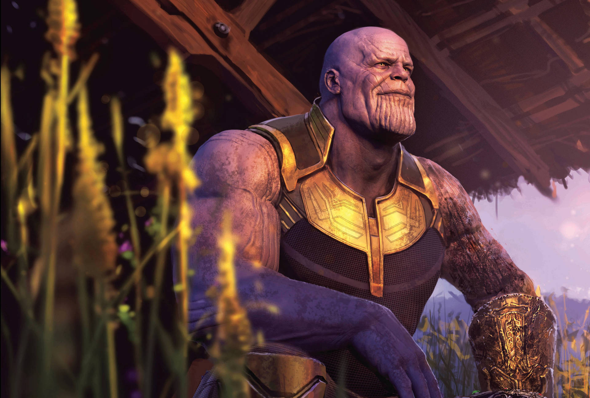 Closing Scene Thanos Hd Background