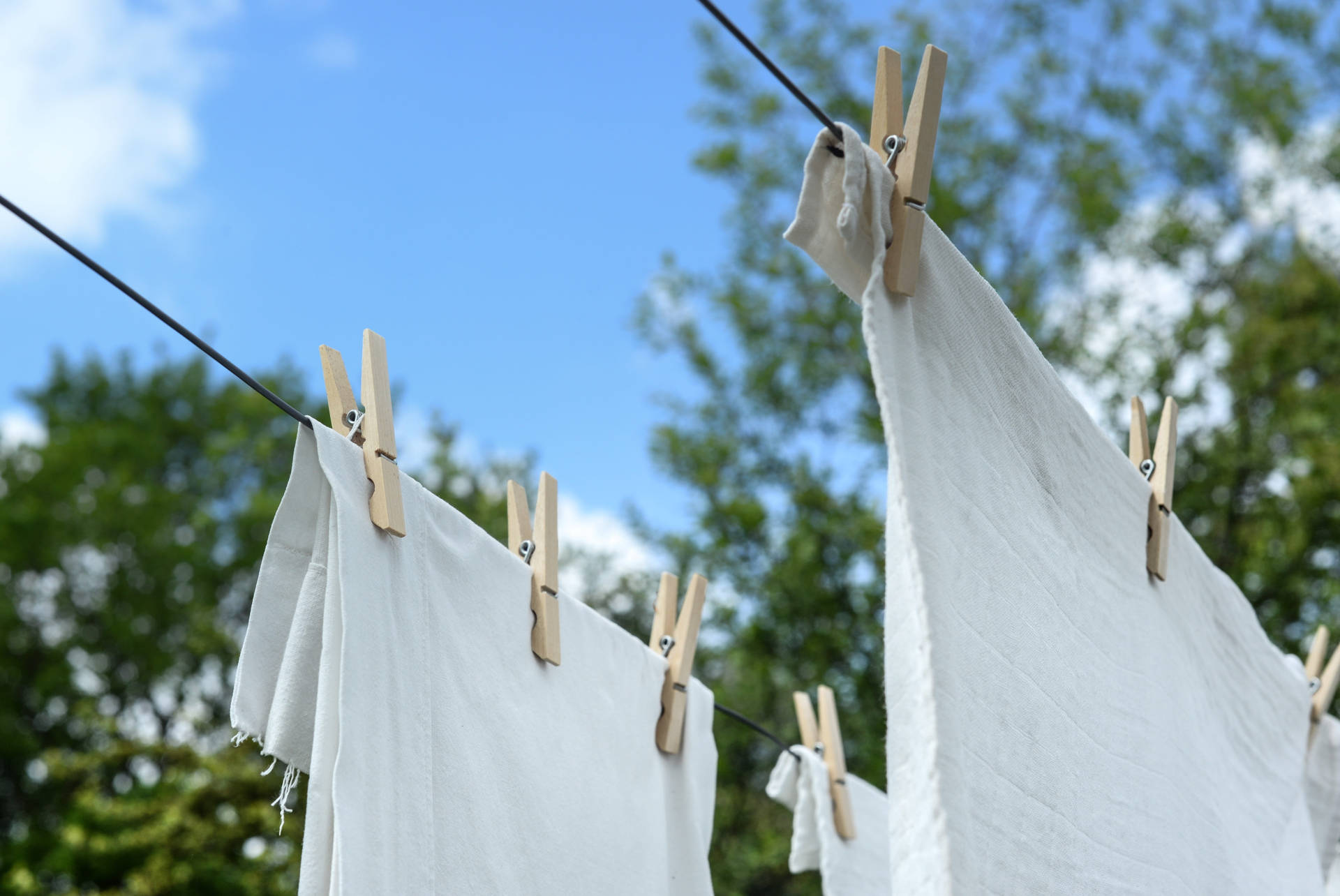 Clothes Line Under The Sun