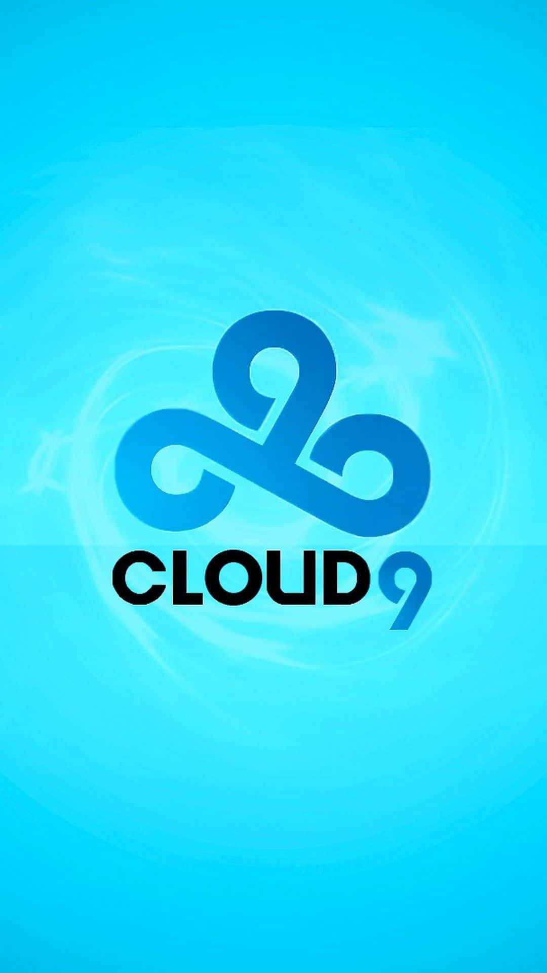 Cloud 9 - A Blue Background With The Cloud Logo Background
