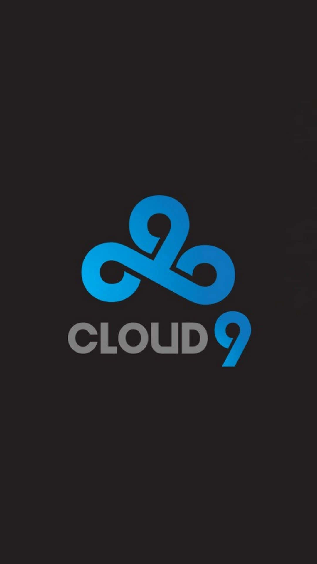 Cloud 9 Logo On A Black Background Background