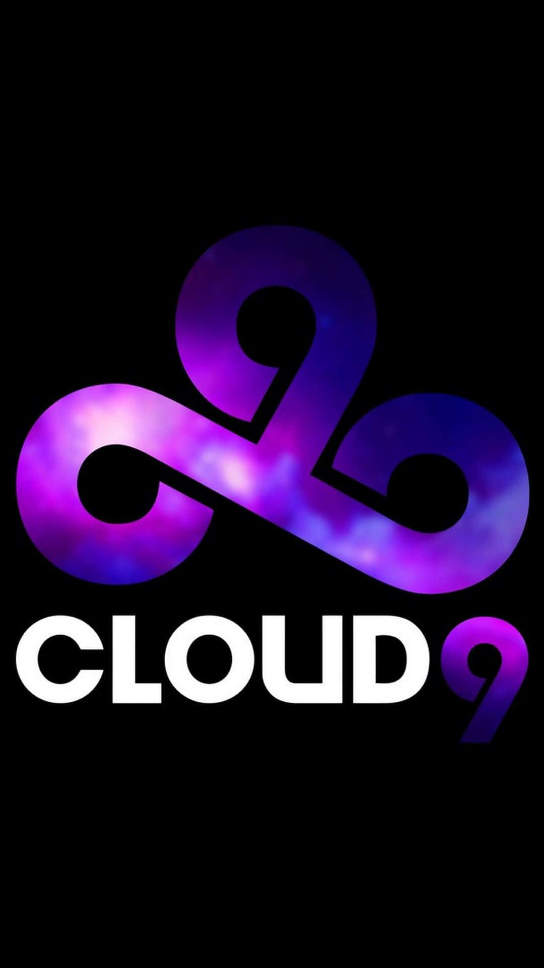 Cloud 9 Logo With Purple And Blue Colors Background