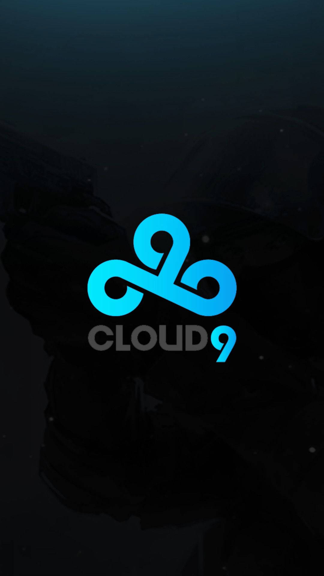 Cloud9 Cloud Shape Logo Background