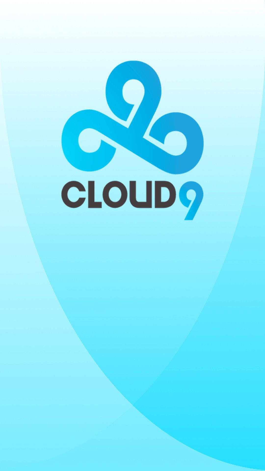 Cloud9 Logo Light Blue Texture Background