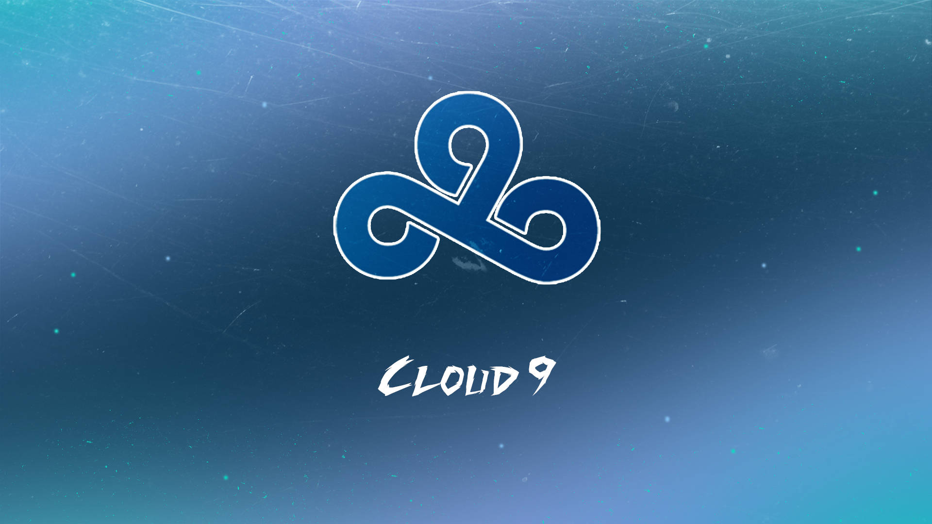 Cloud9 Multicolored Galaxy Logo Background