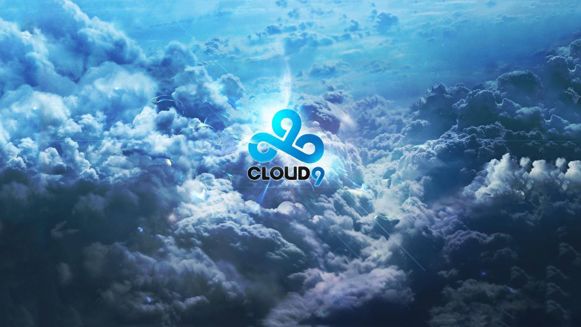 Cloud9 Storm Like Clouds Logo Background
