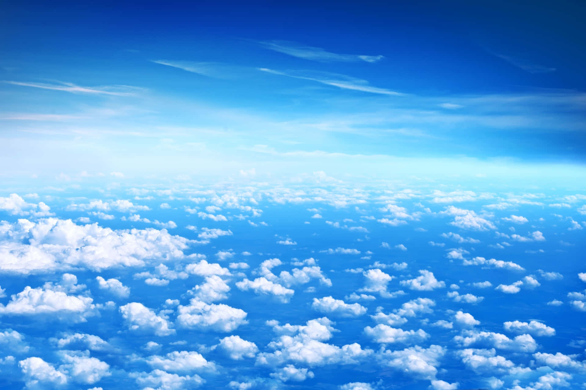 Clouds 4k Separated Blue Sky Background