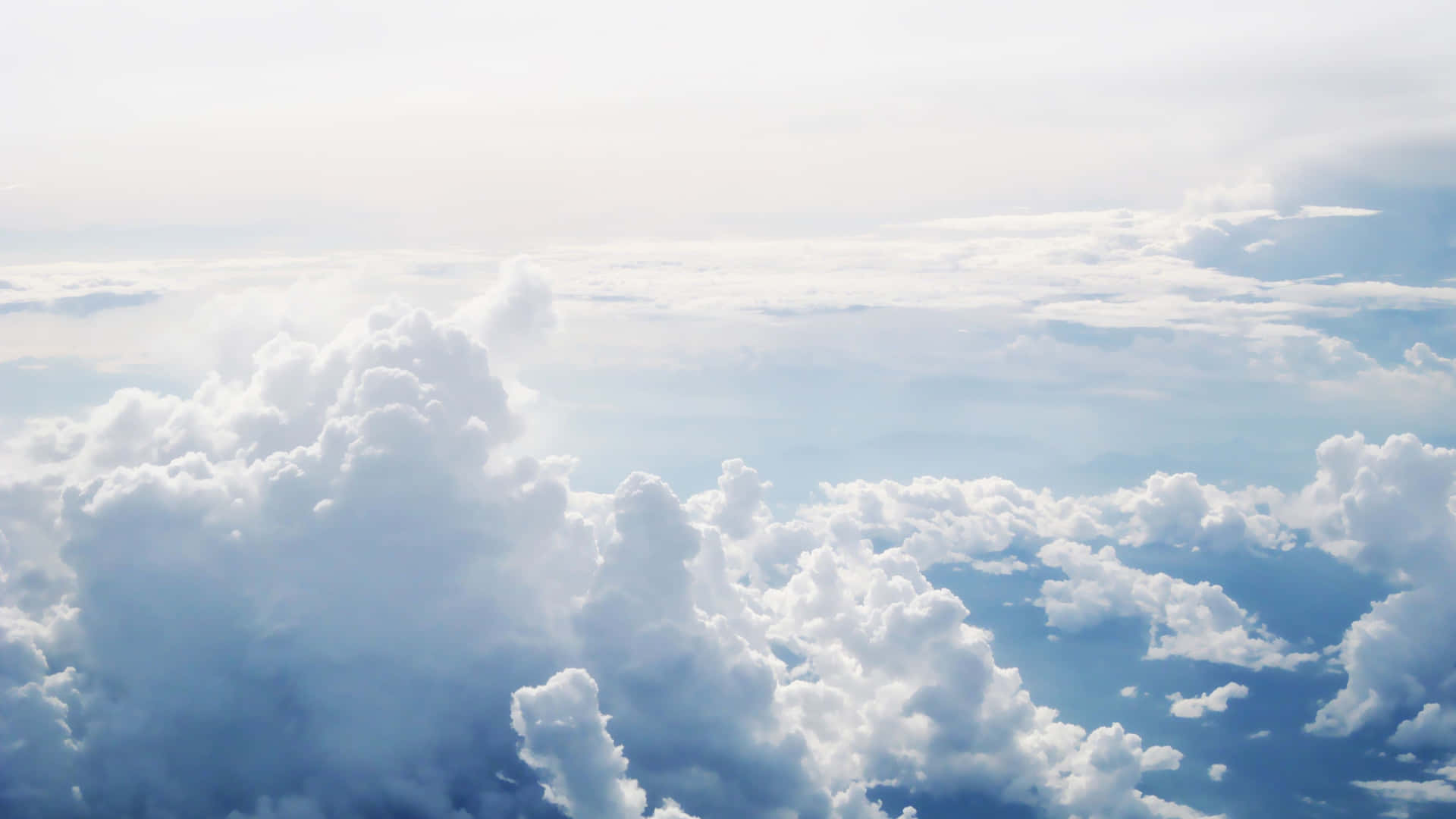 Clouds 4k White Clouds Bright Light Above Background