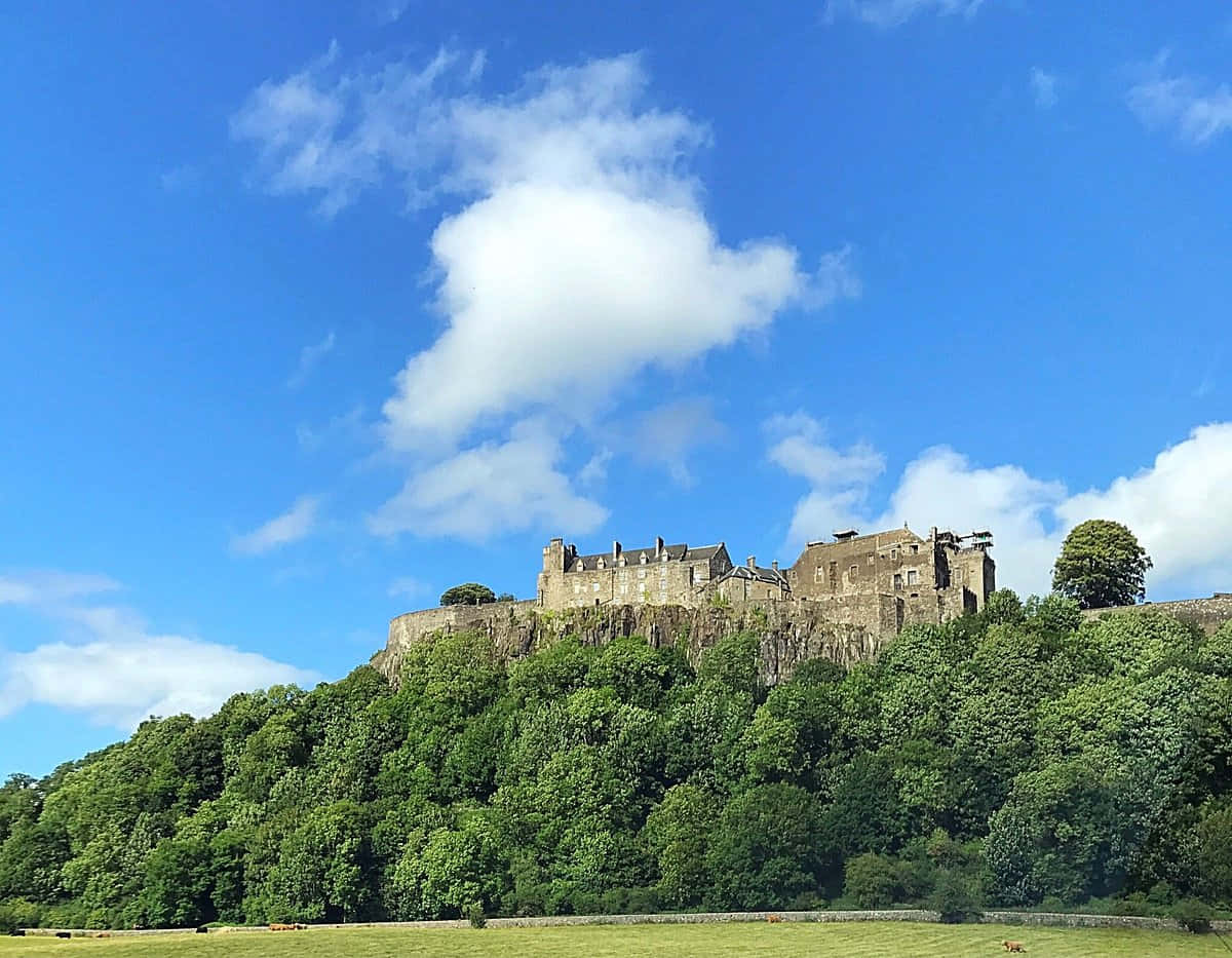 Clouds Above Sterling Castle Background