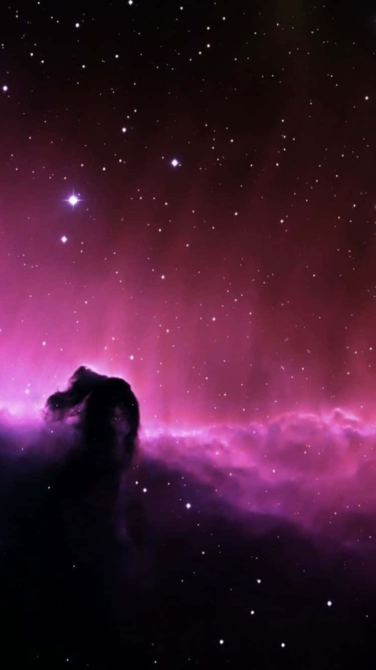 Clouds And Stars In The Universe Iphone Background