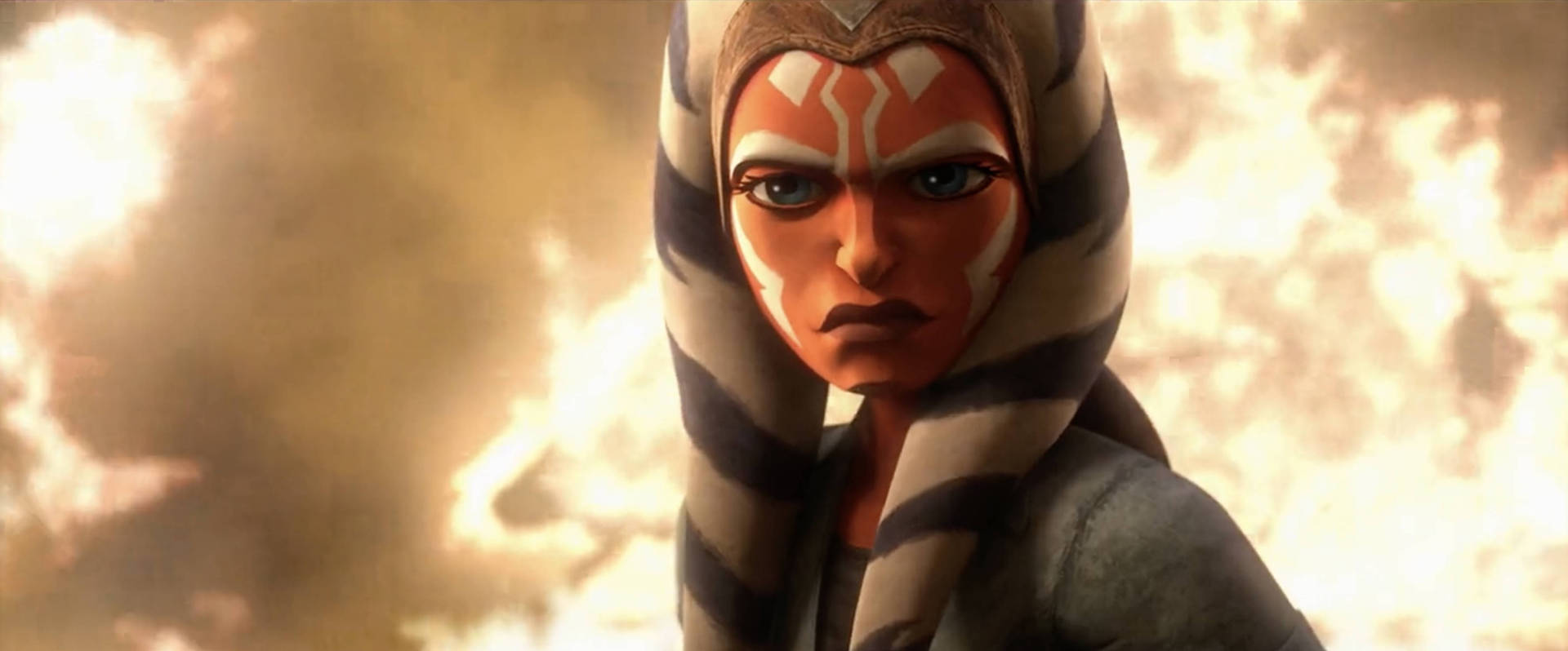 Clouds Behind Ahsoka Tano Background