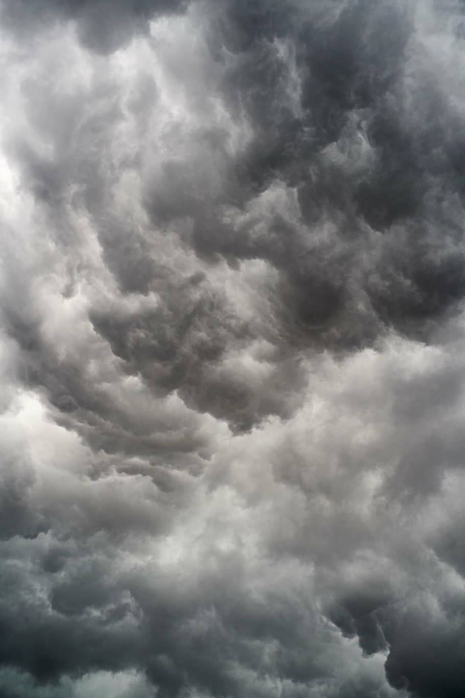 Clouds Dark Grey Iphone Background