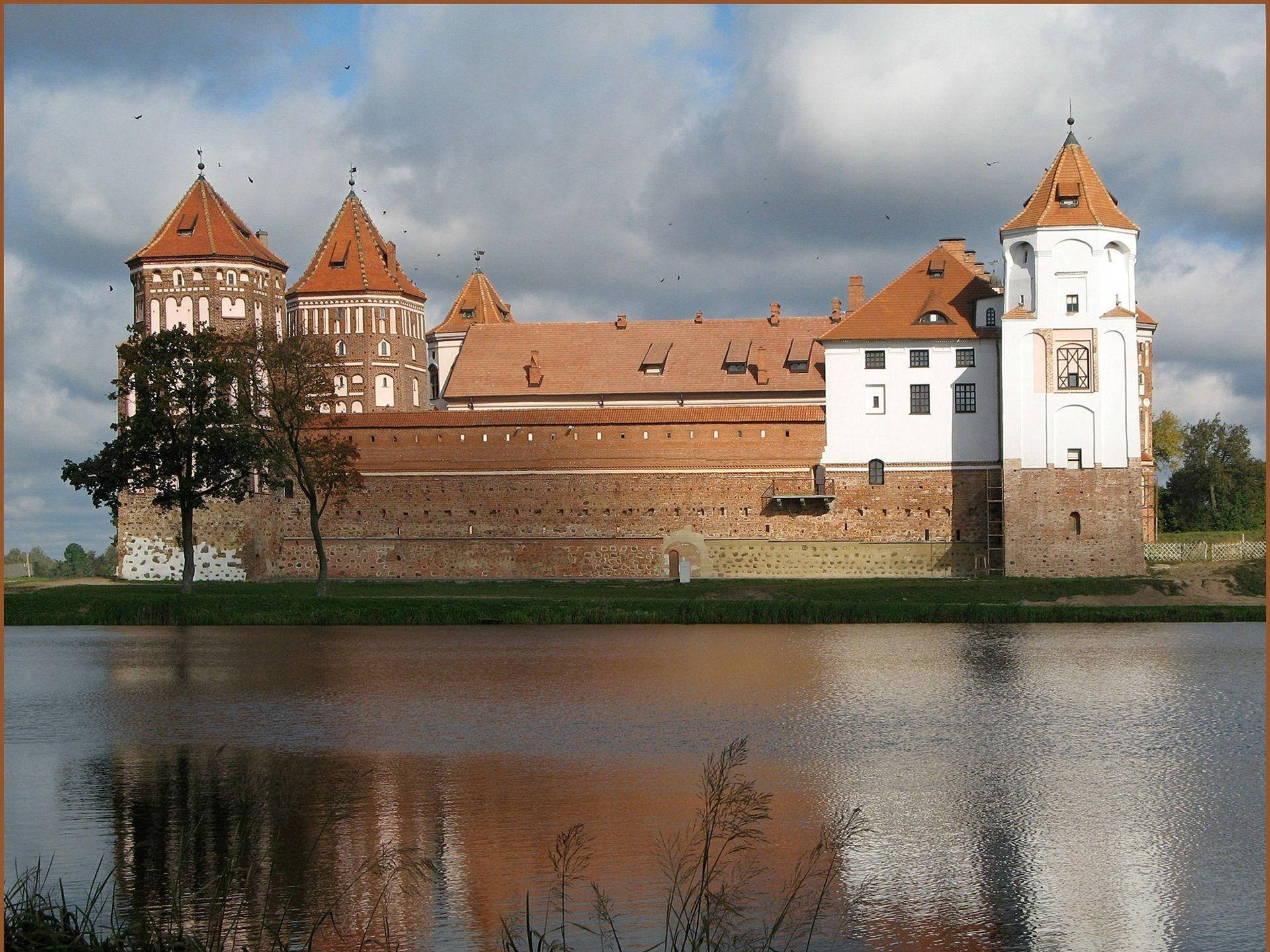 Cloudy Belarus Castle