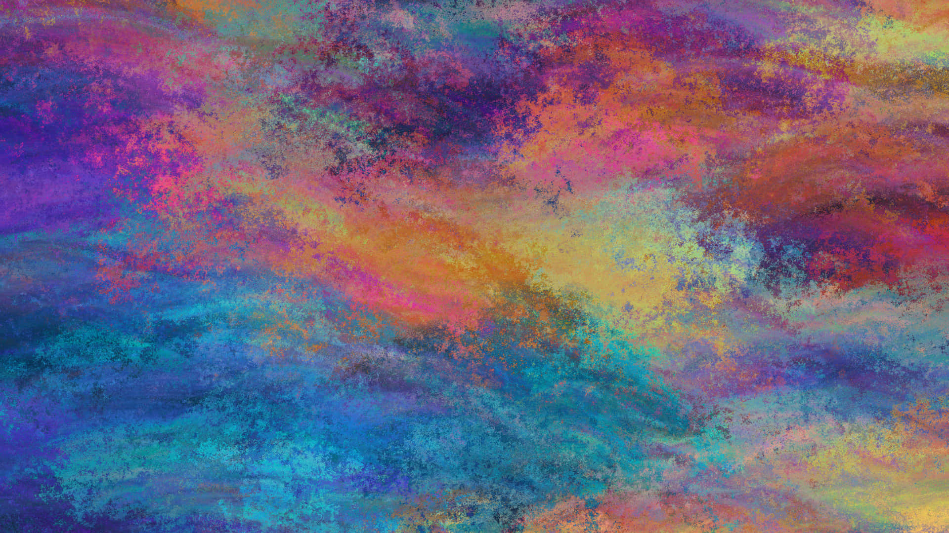 Cloudy Colorful Abstract Art