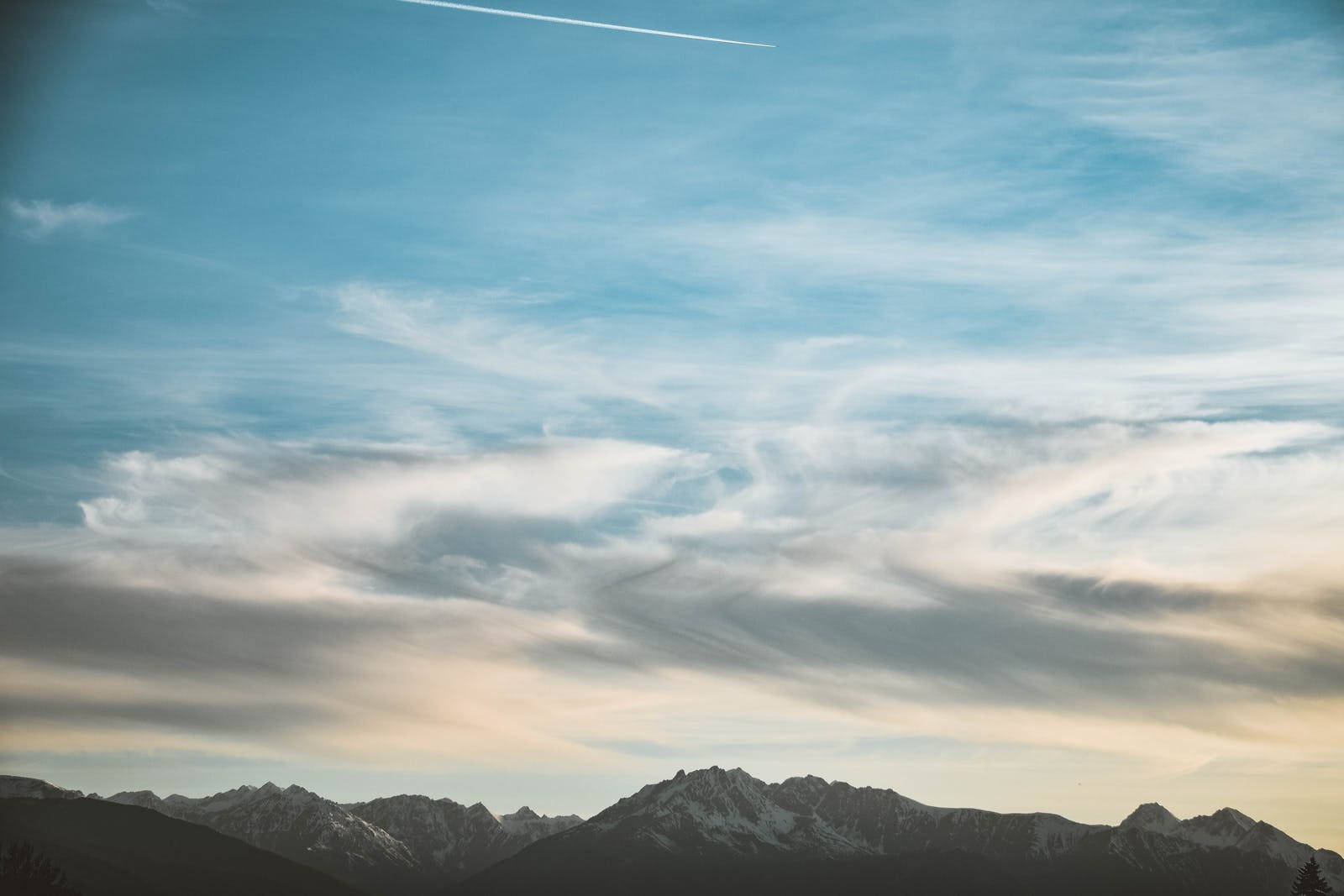 Cloudy Sky Blue Color Hd Background