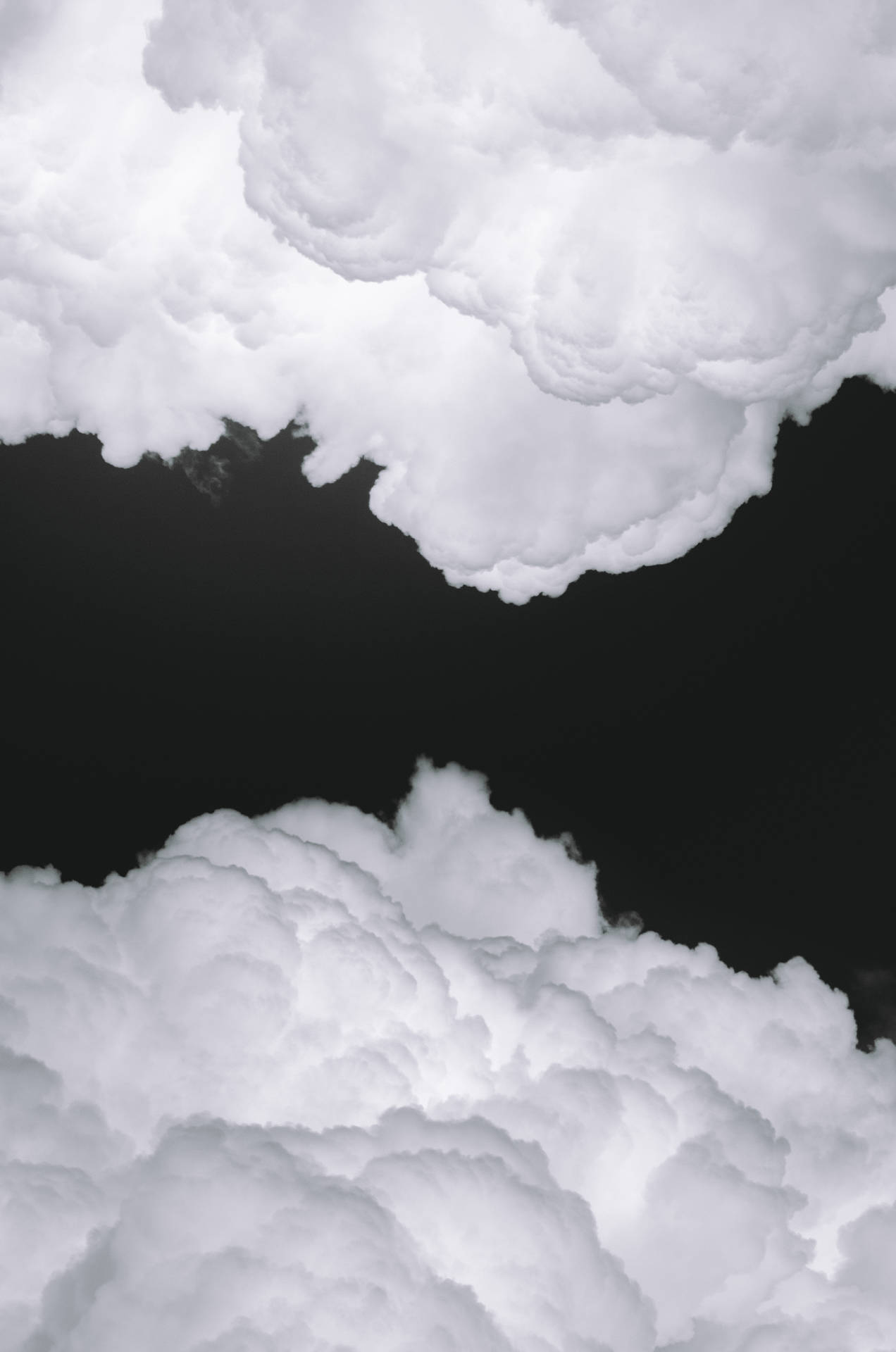 Cloudy Sky White Aesthetic Background