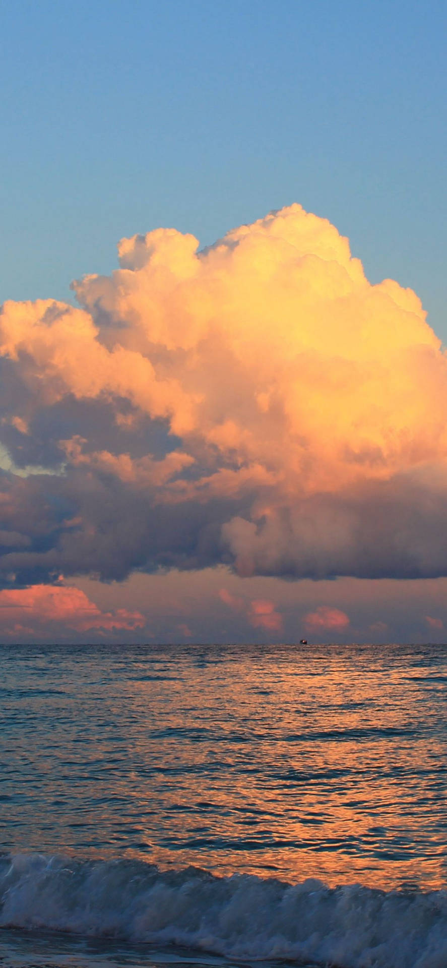 Cloudy Sunset Ocean