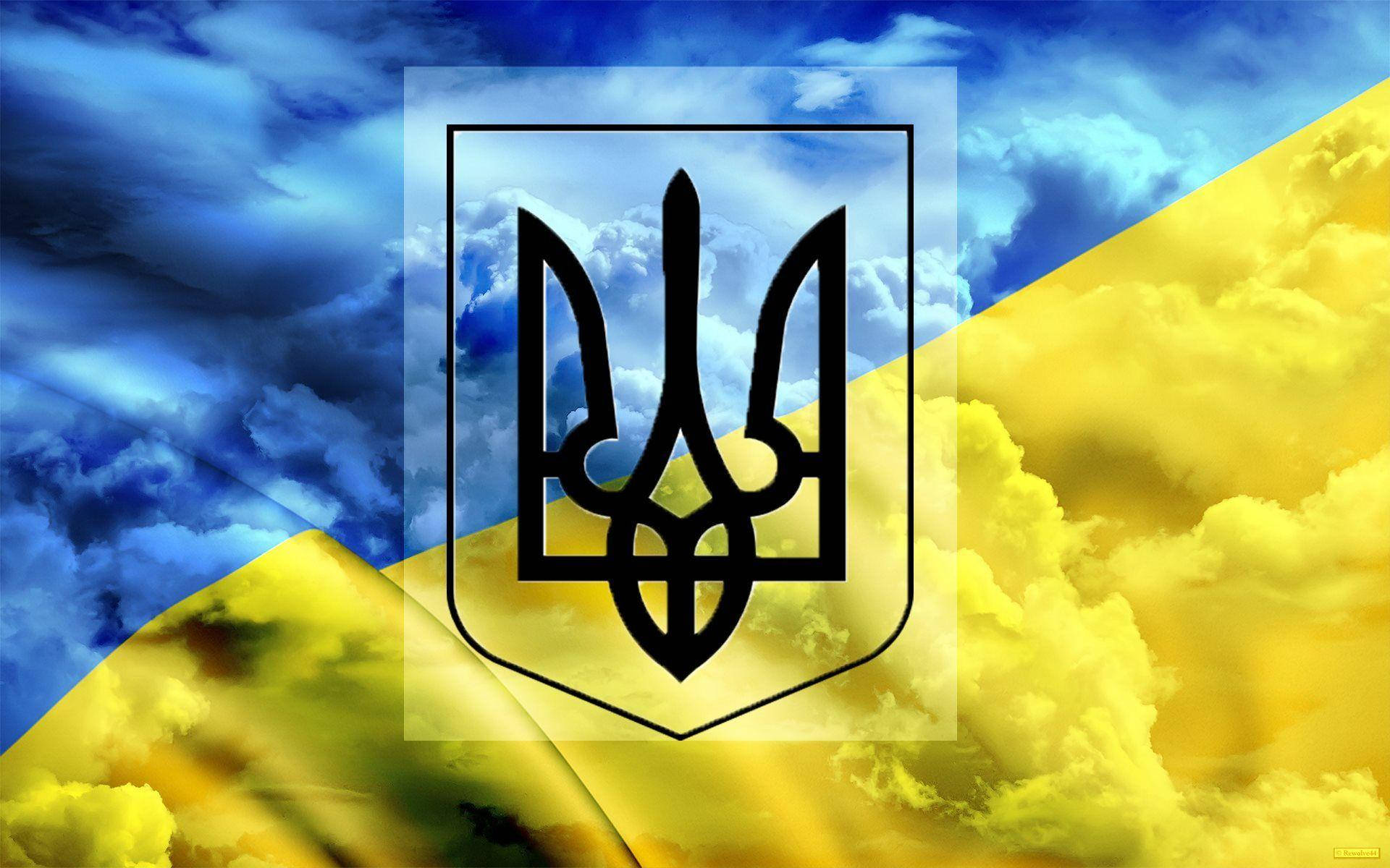 Cloudy Ukraine Flag