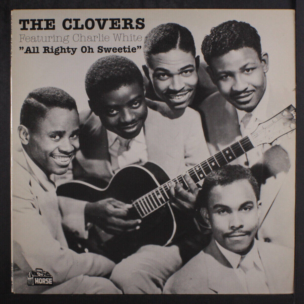 Clovers Vintage Album Cover Background