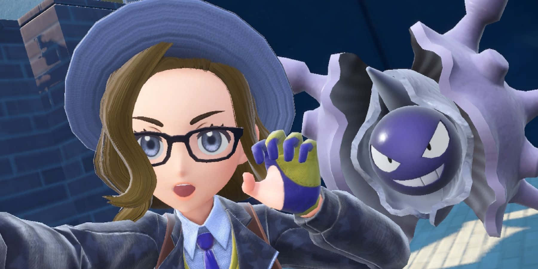 Cloyster With Player Background