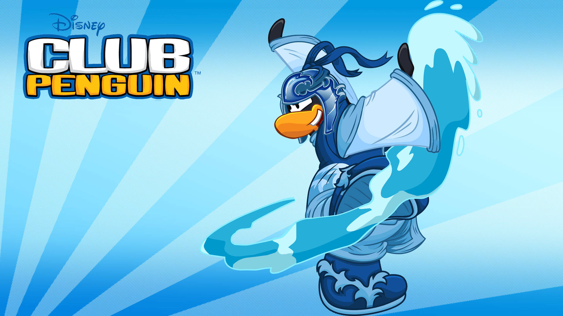 Club Penguin Mascot Background