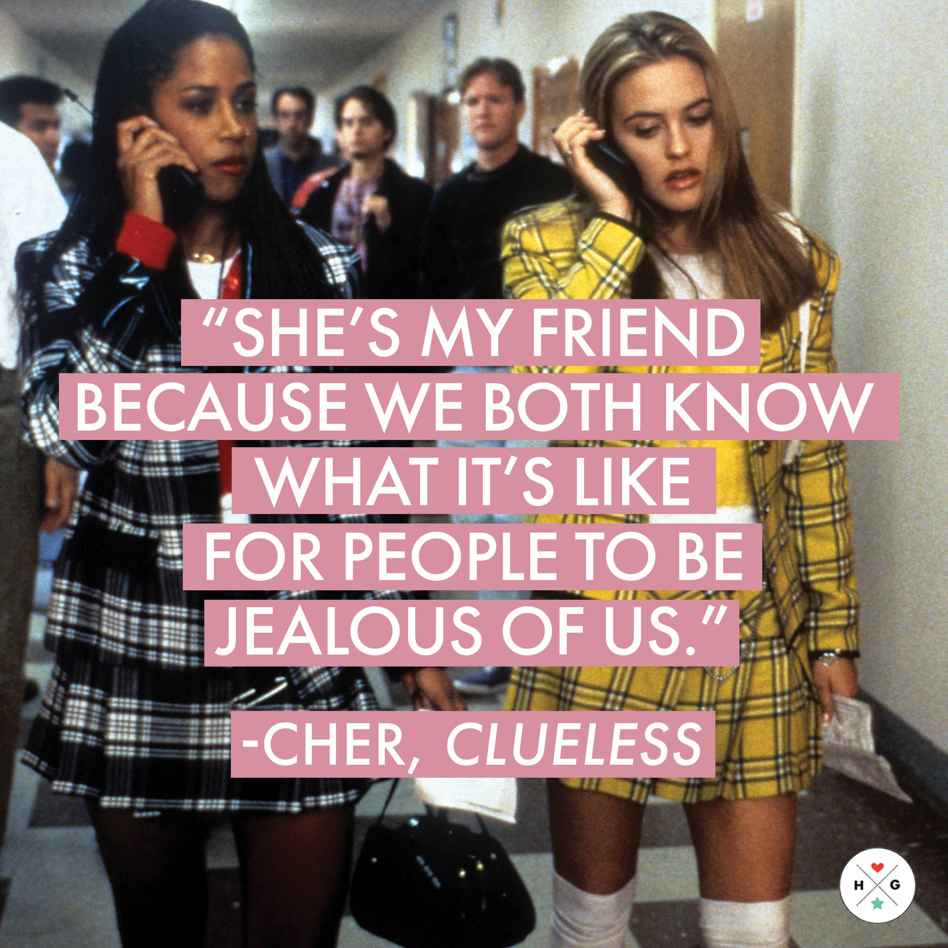 Clueless Friendship Quote Background