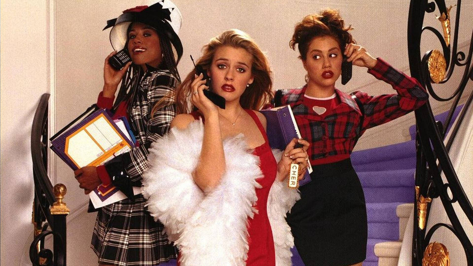 Clueless Girls In Phone Background