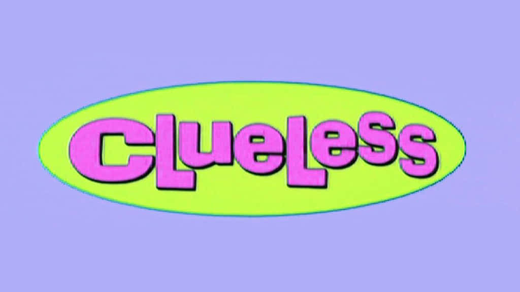 Clueless Logo On A Purple Background Background