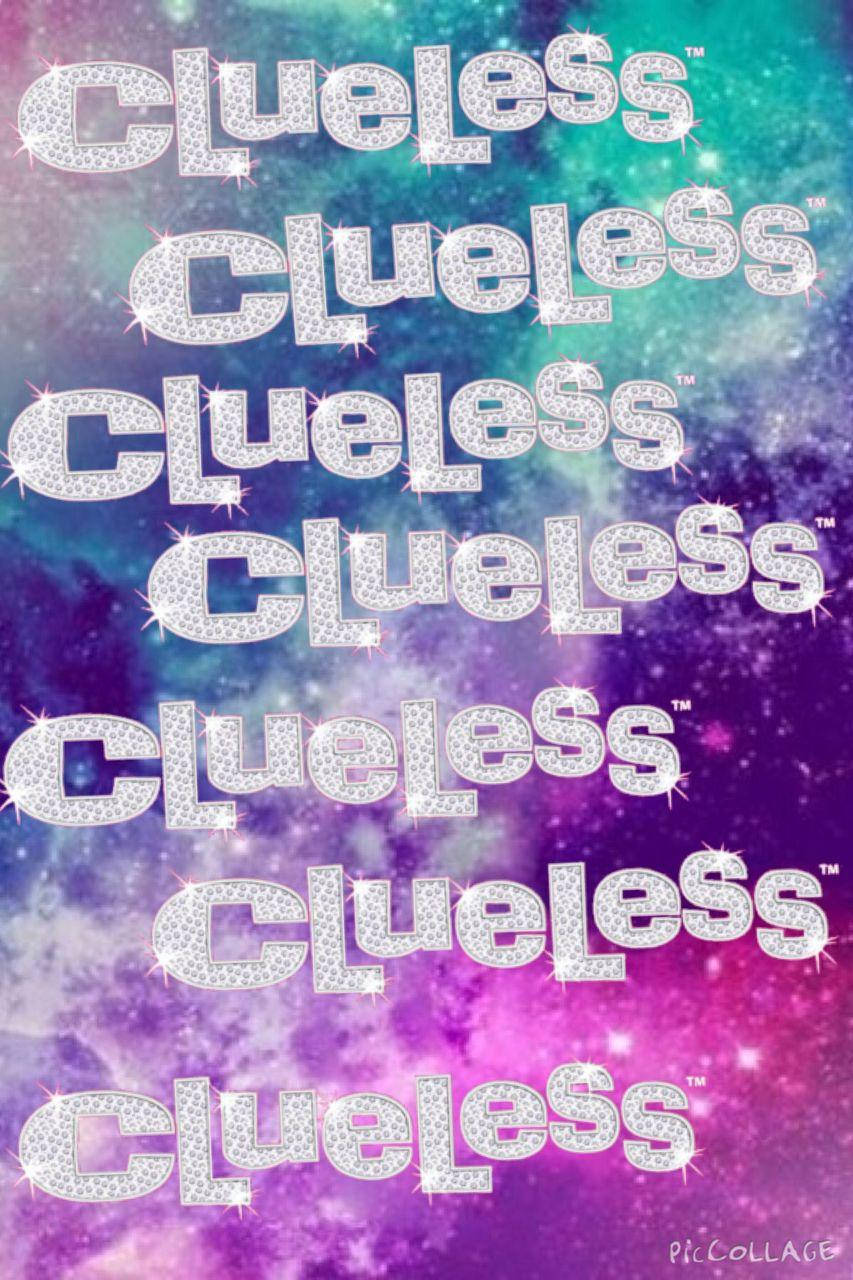 Clueless Words Pattern Background