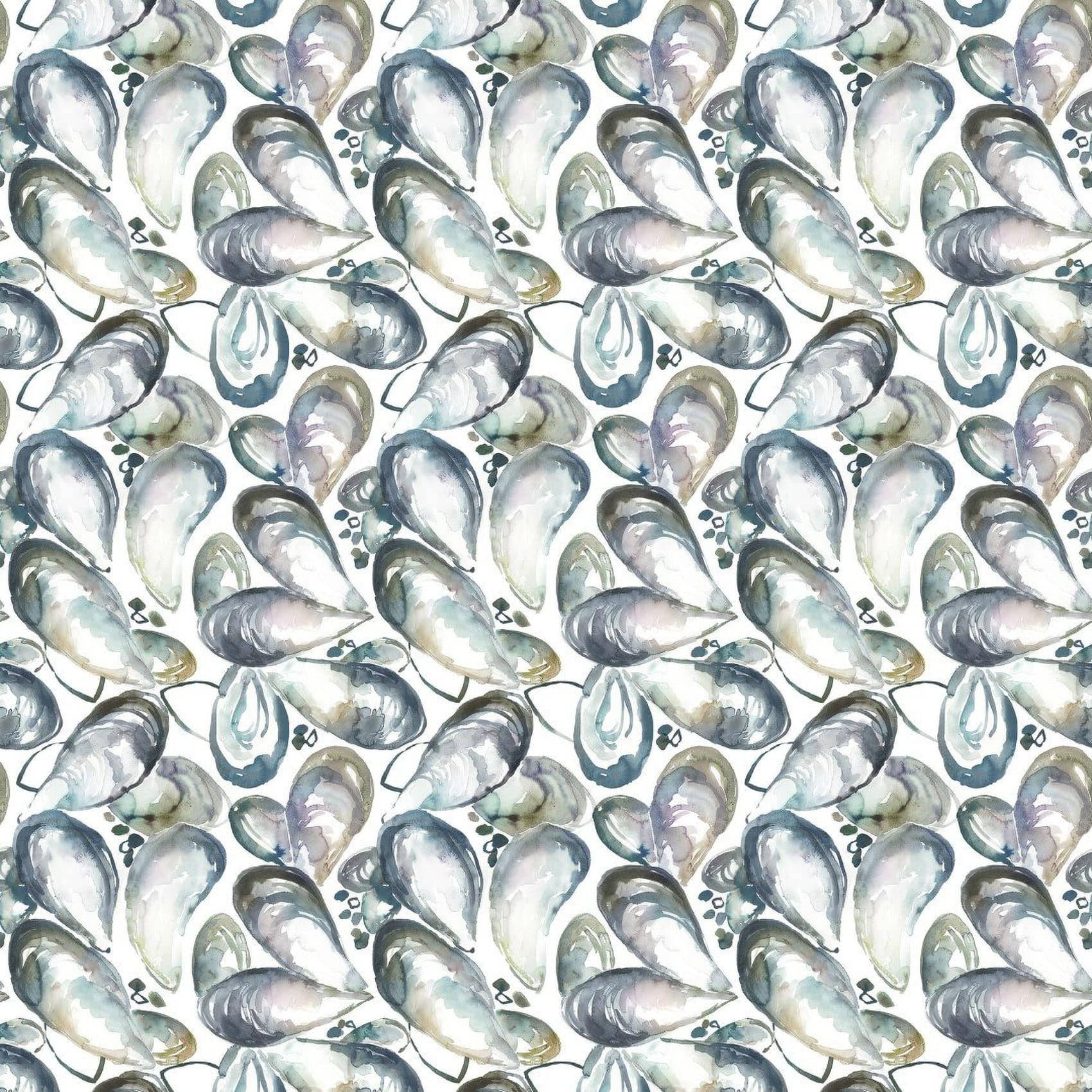 Cluster Of Mussels - Shellfish Pattern Print Background