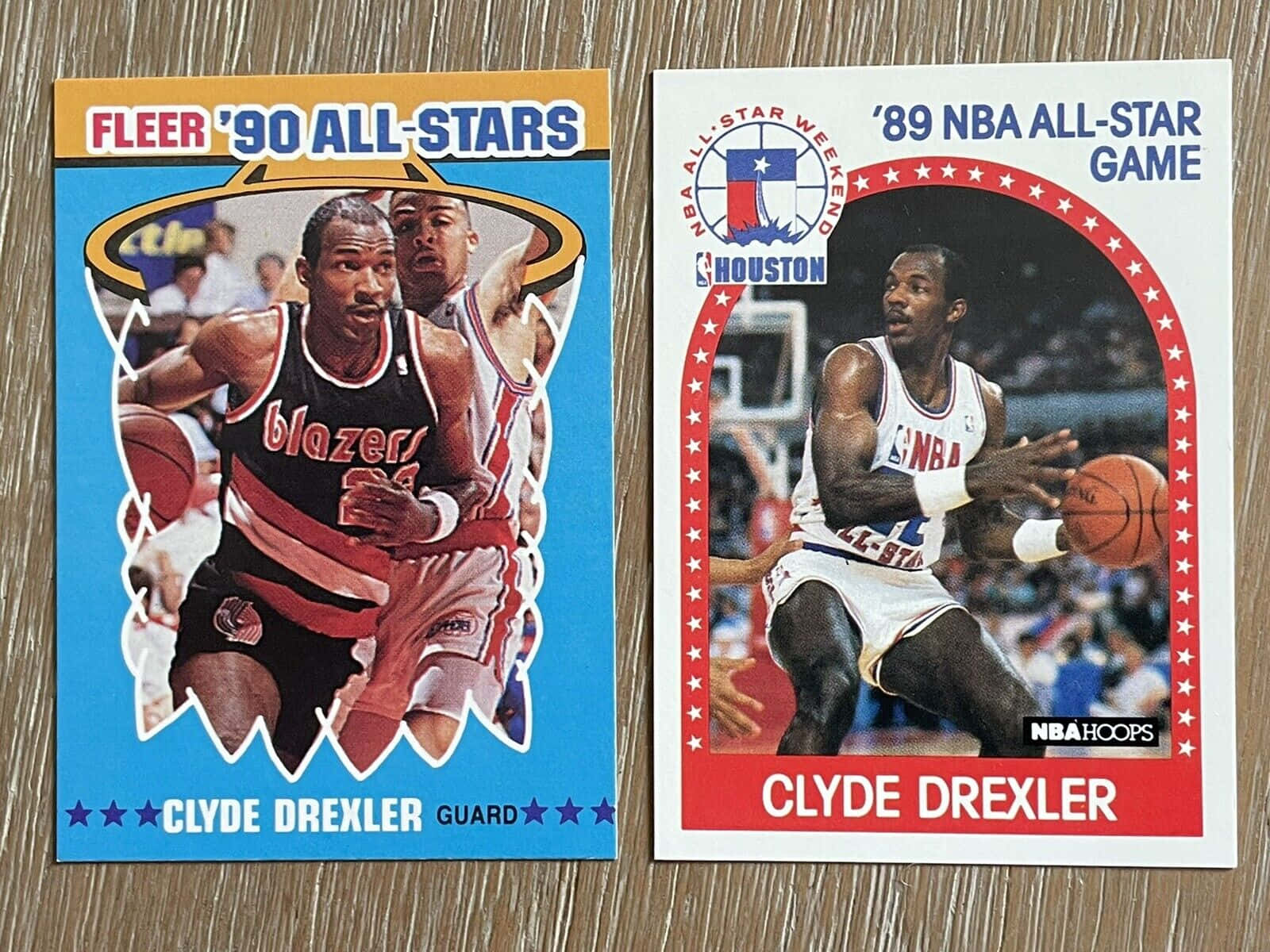 Clyde Drexler 1989 1990s Nba All Star Game Background