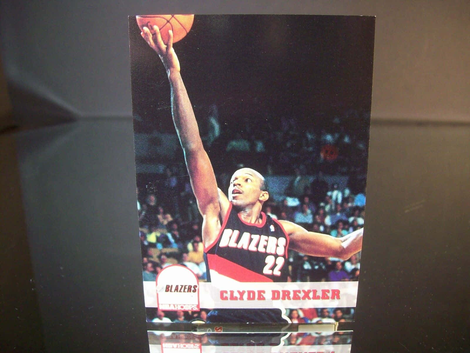 Clyde Drexler Lay Up Shot Nba Photography Background