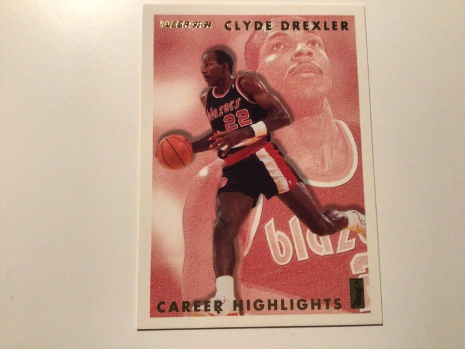 Clyde Drexler Trail Blazers Nba Poster Background