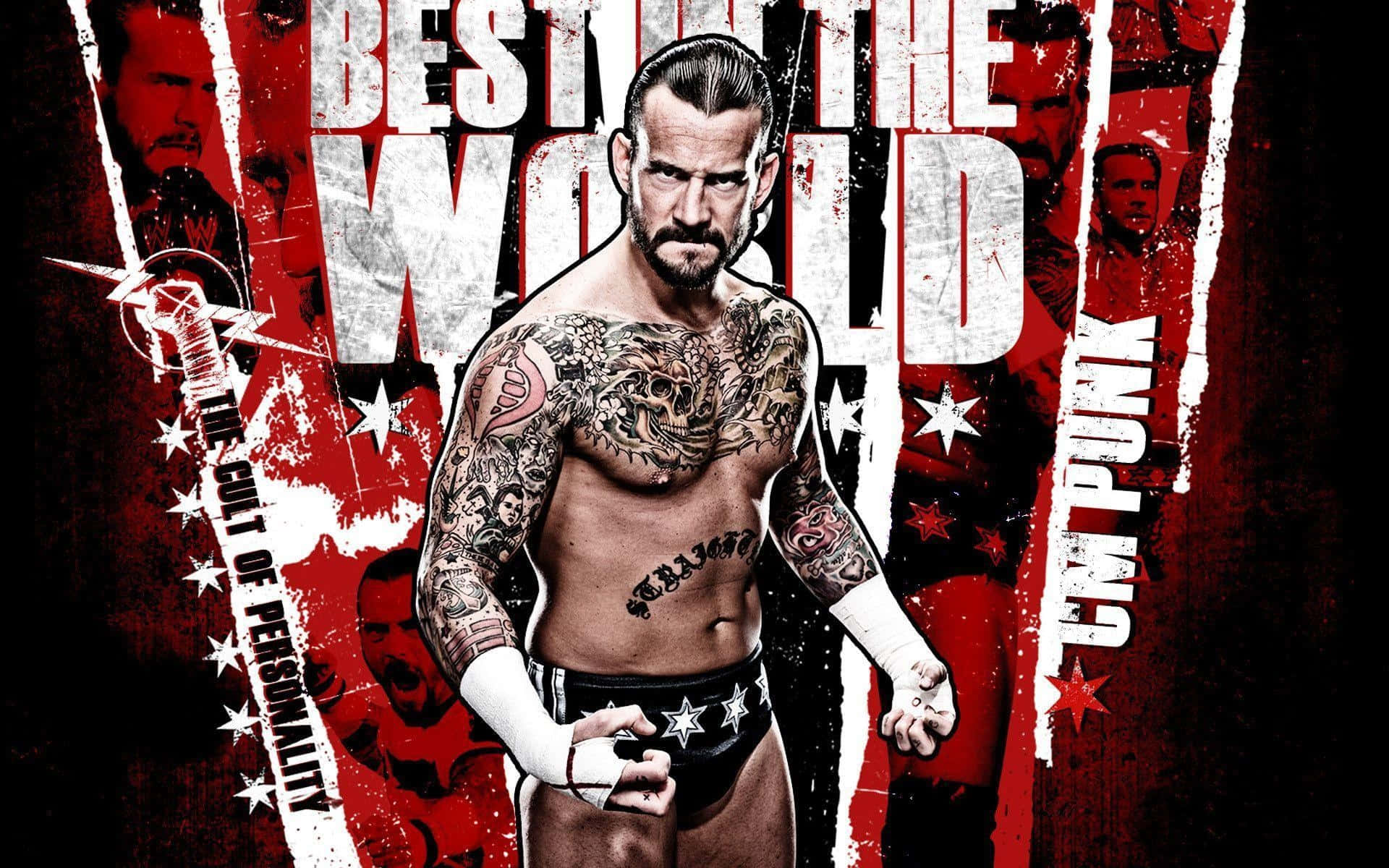 Cm Punk Is The King Of Professional Wrestling Background