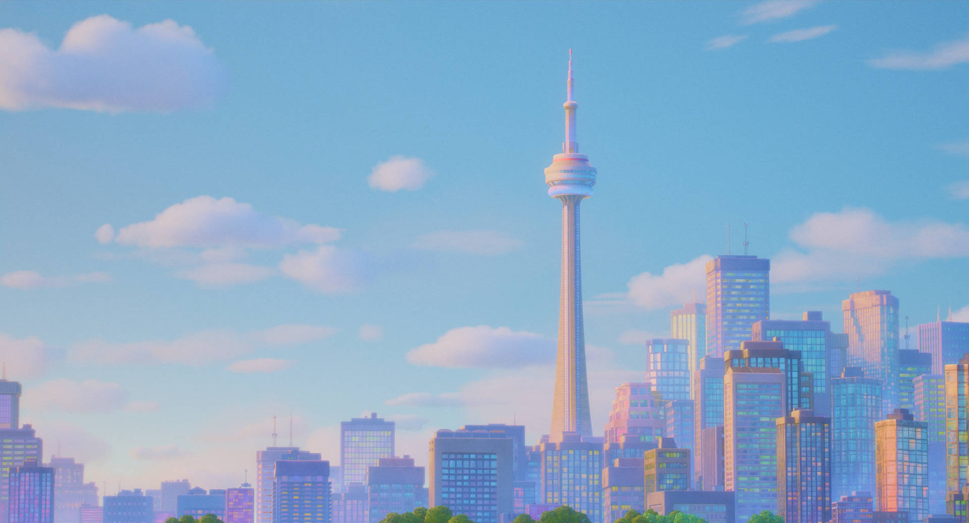 Cn Tower Anime Aesthetic