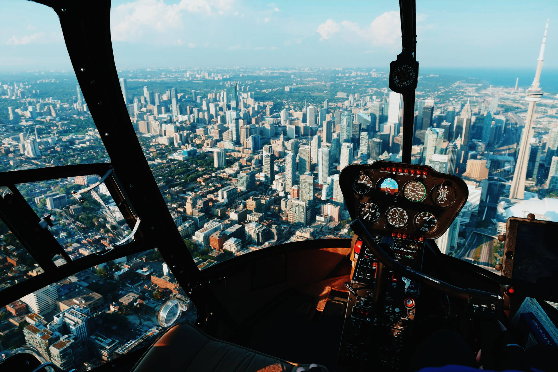 Cn Tower Helicopter View