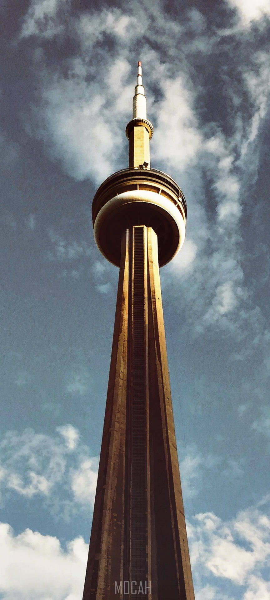 Cn Tower Sky View Background