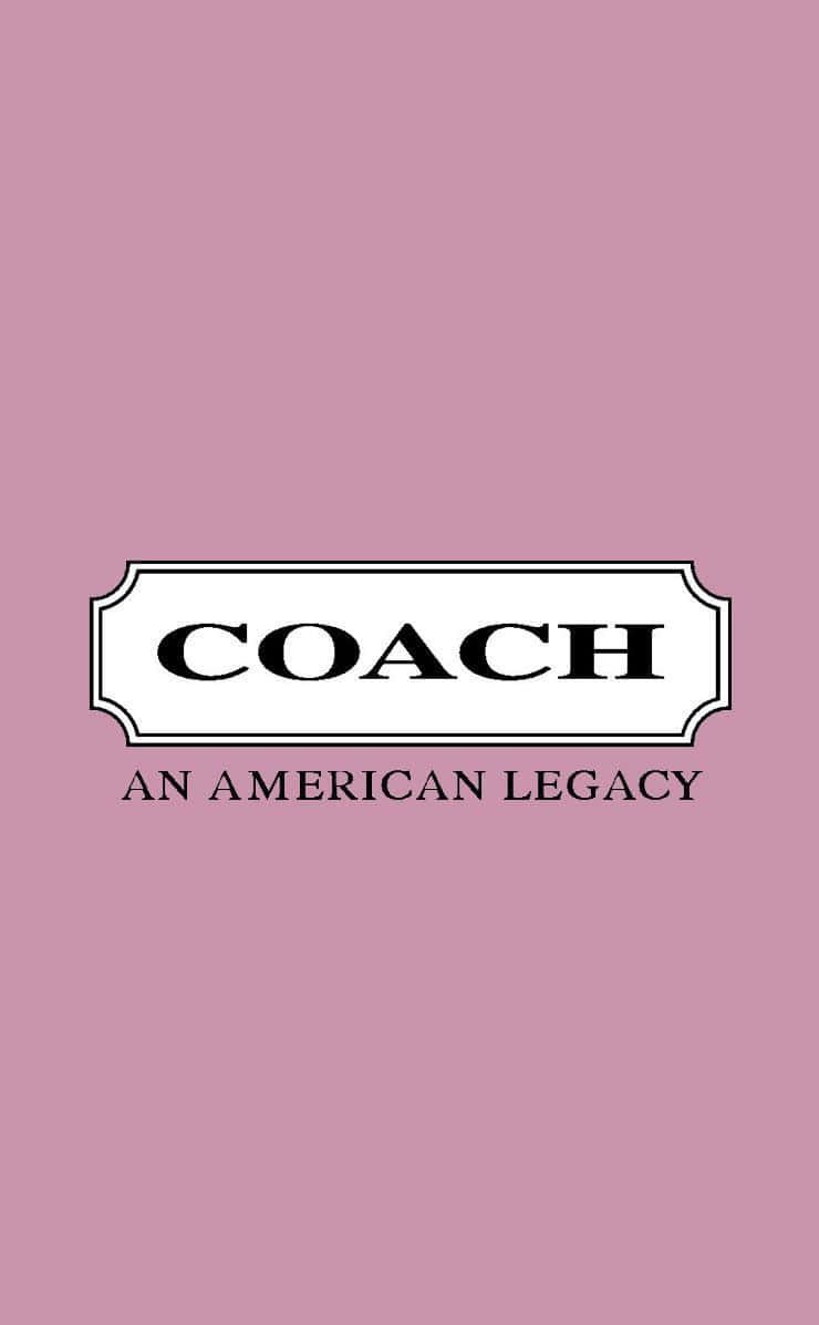 Coach An American Legacy Logo Background