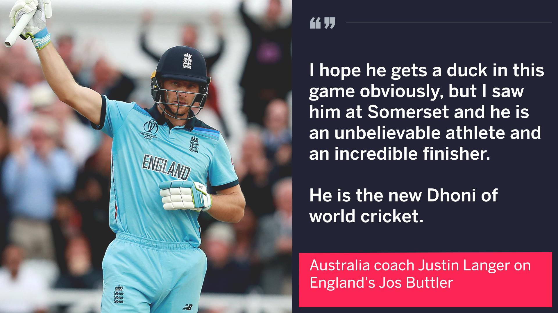 Coach Words On Jos Butler Background