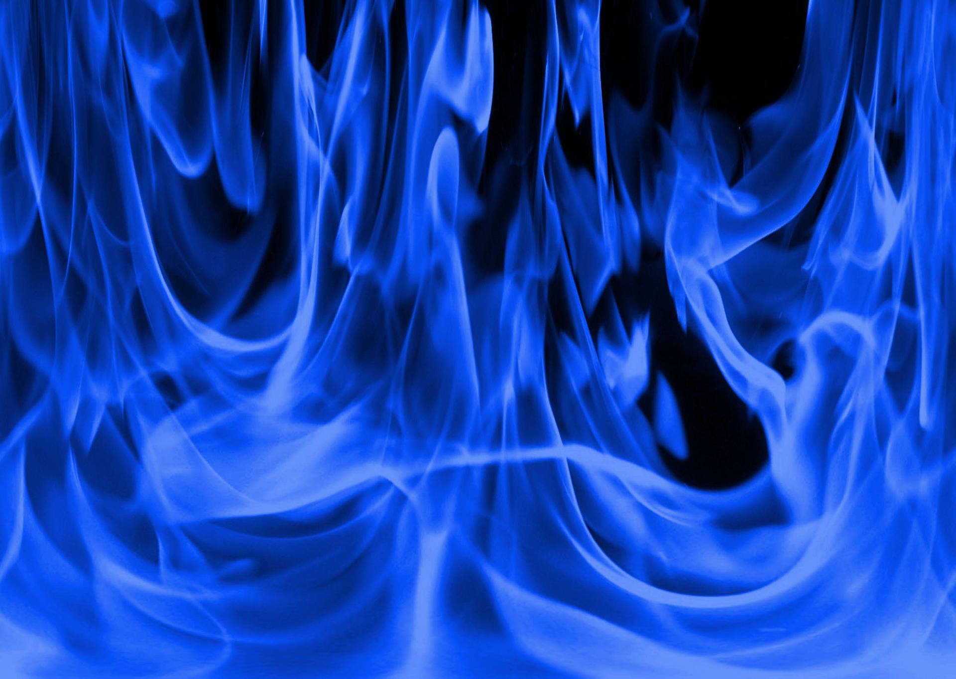 Cobalt Blue Flames Background