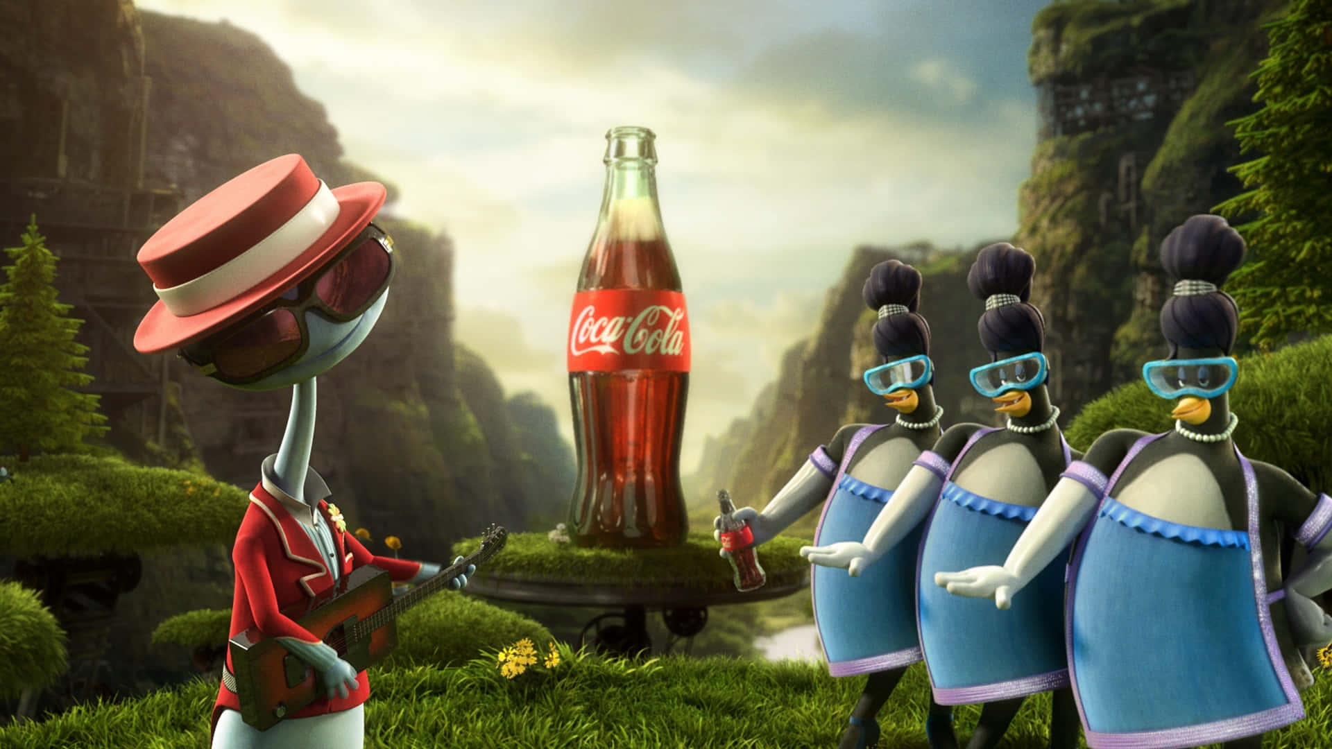 Coca Cola - Ad - Ad Background