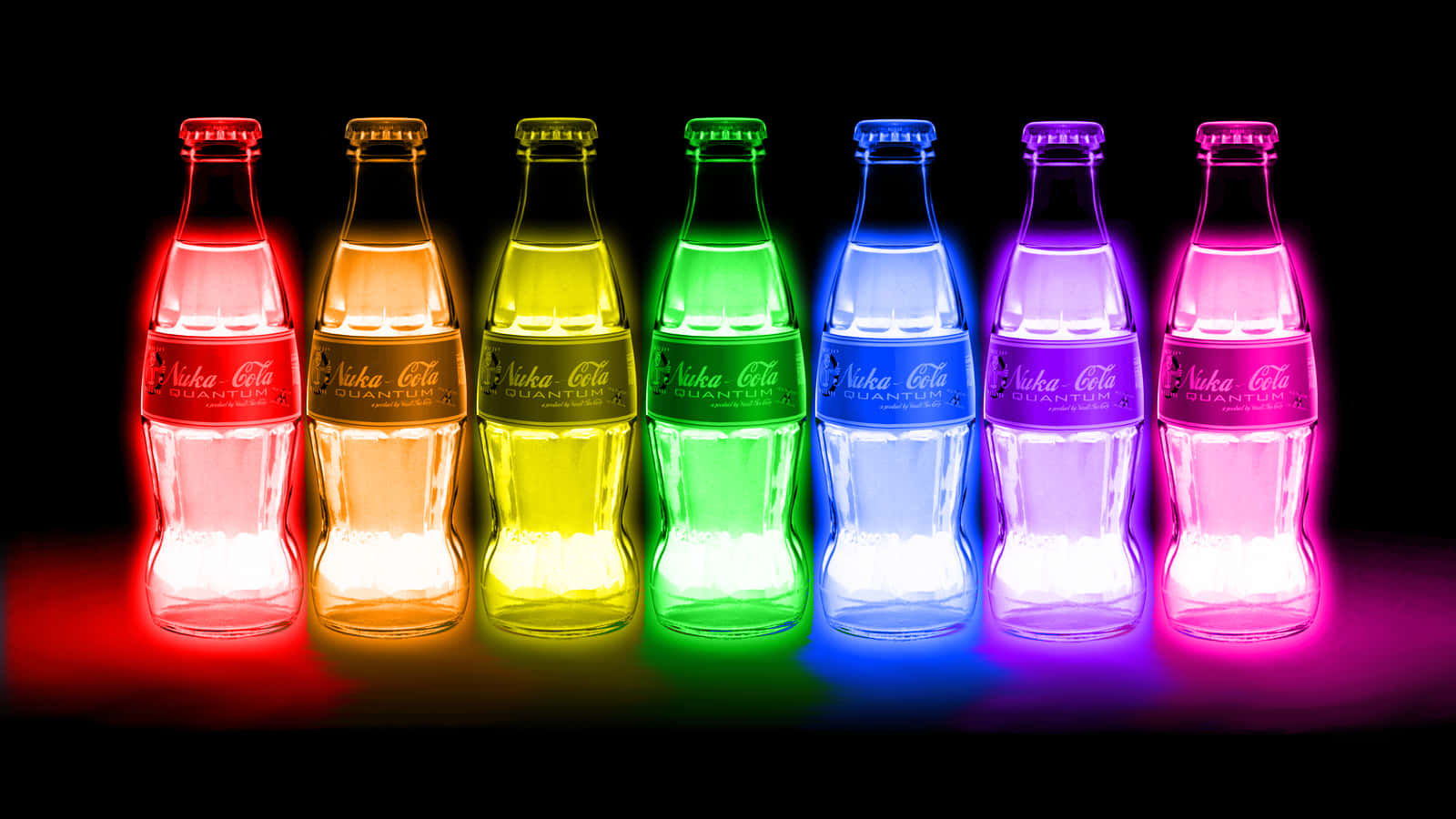 Coca Cola Bottle Lights Background