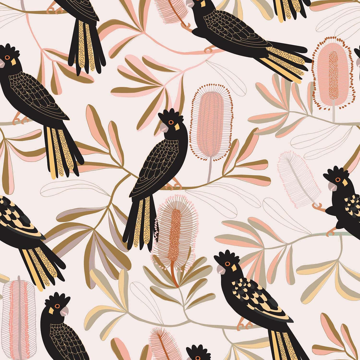 Cockatoo Pattern Design