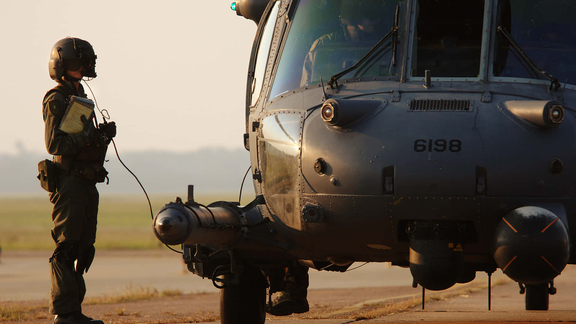 Cockpit Helicopters Background