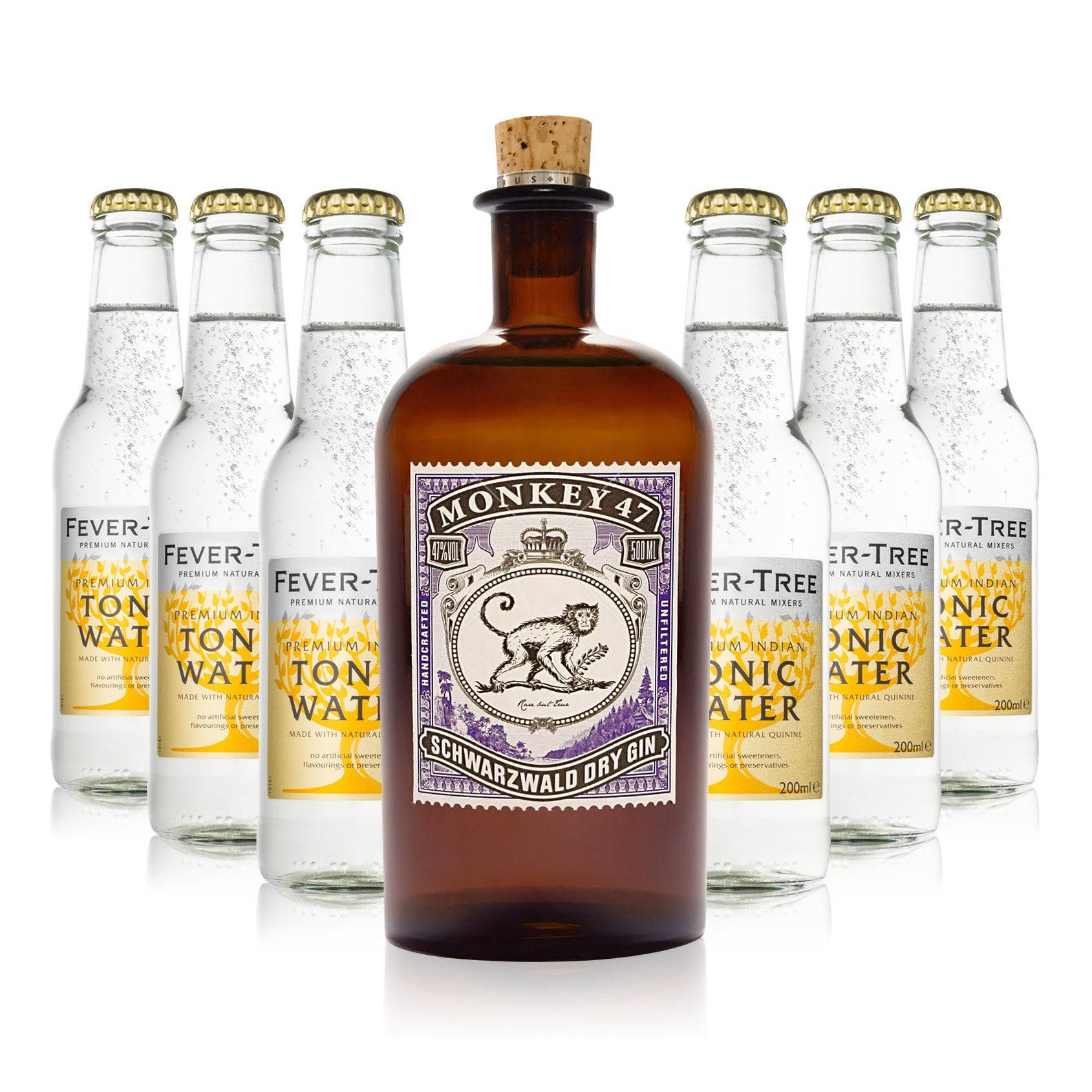 Cocktail Monkey 47 Gin Schwarzwald Dry Background