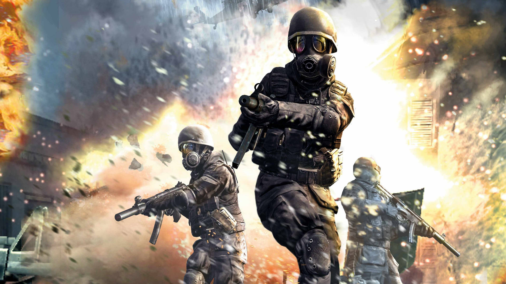 Cod Modern Warfare Paint Art Background
