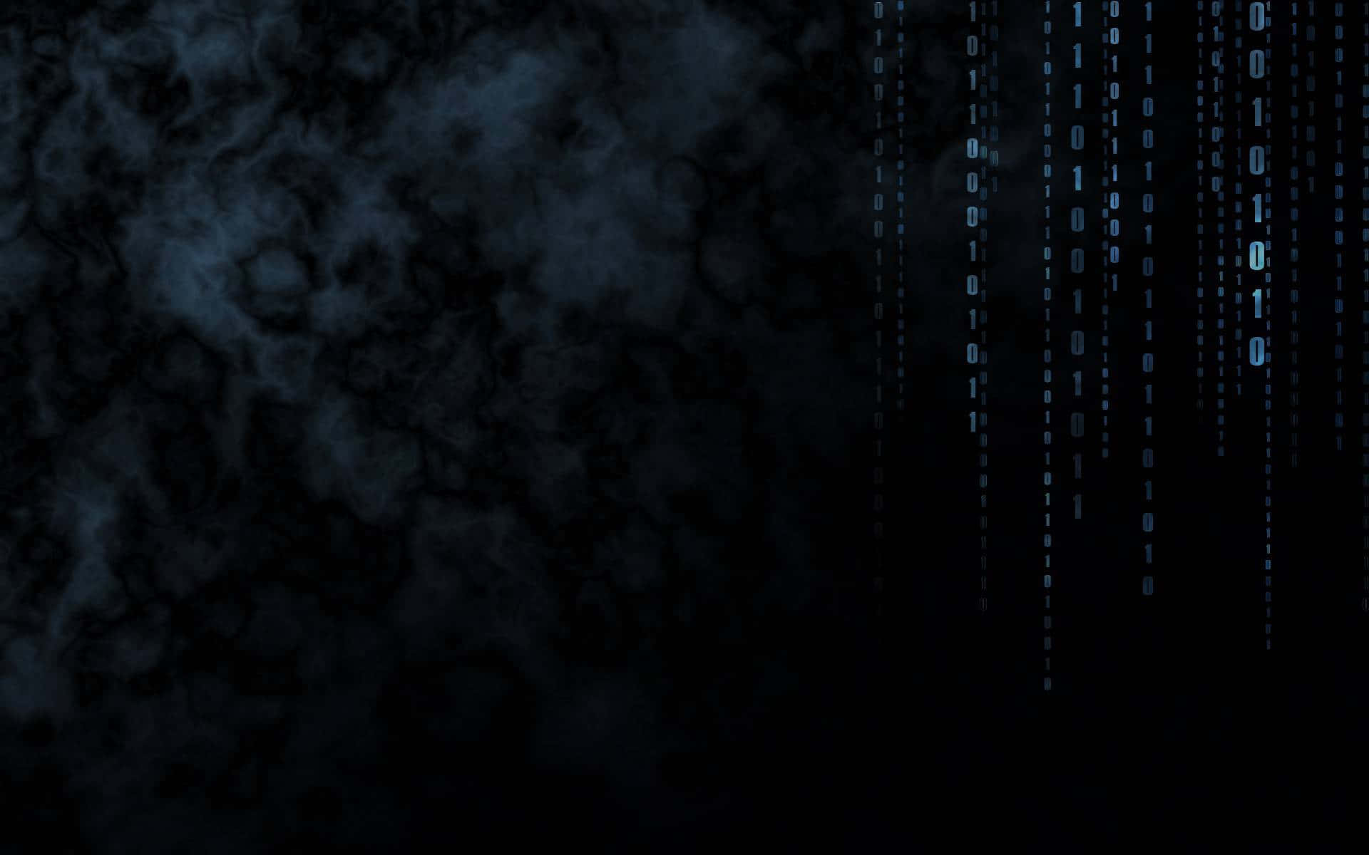 Code In Dark Aesthetic Background