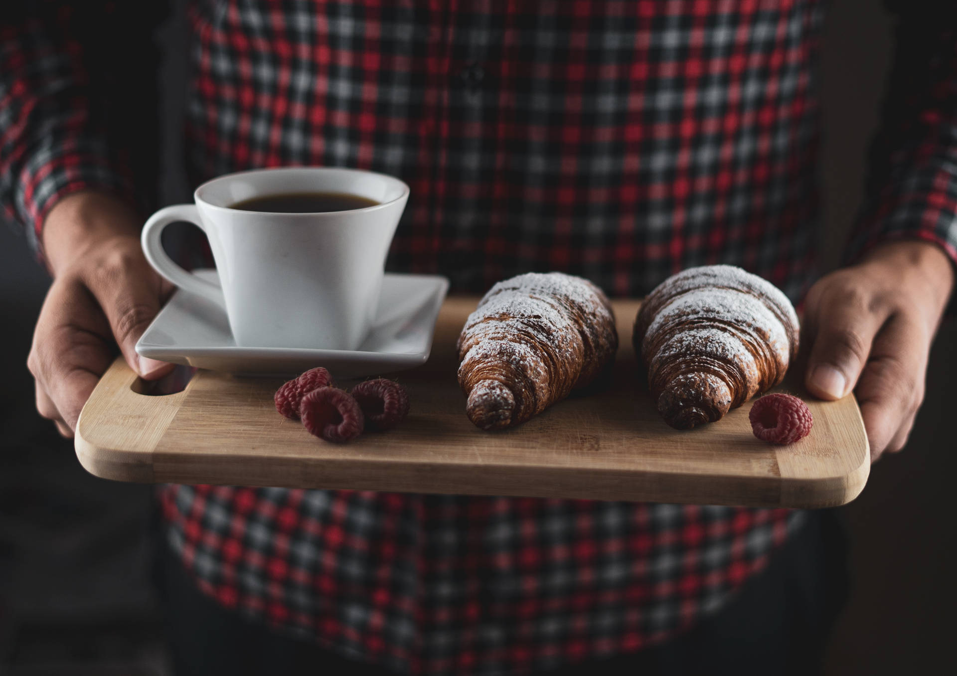 Coffee And Croissant Pastries