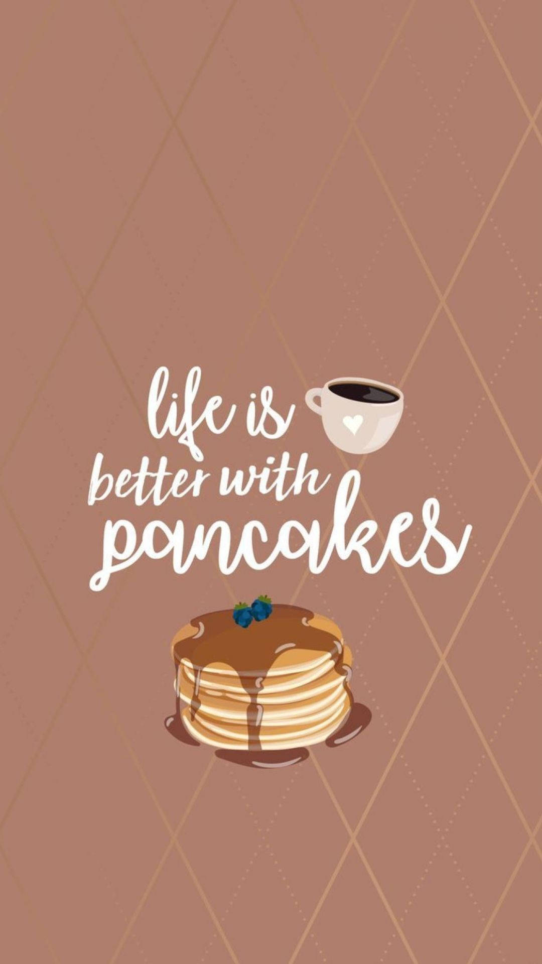 Coffee And Pancakes Background